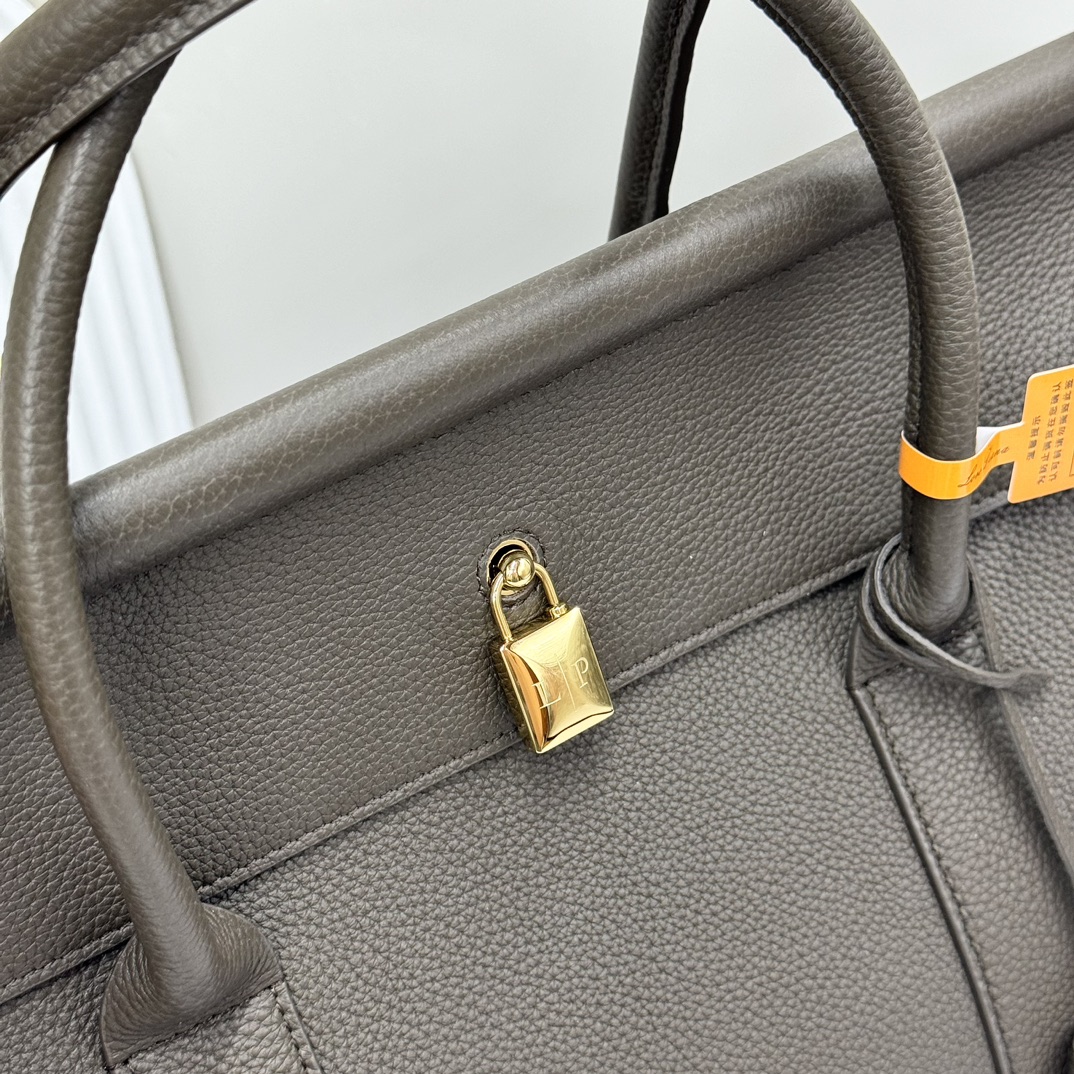 Loro Piana Loom bag L32 Grained Calfskin Rain Drops/Sun Gold | Loro