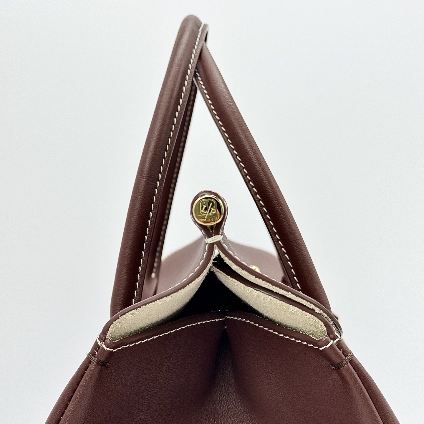 Loro Piana Loom bag L32 Smooth Calfskin Smoked Caramel/Sun Gold |