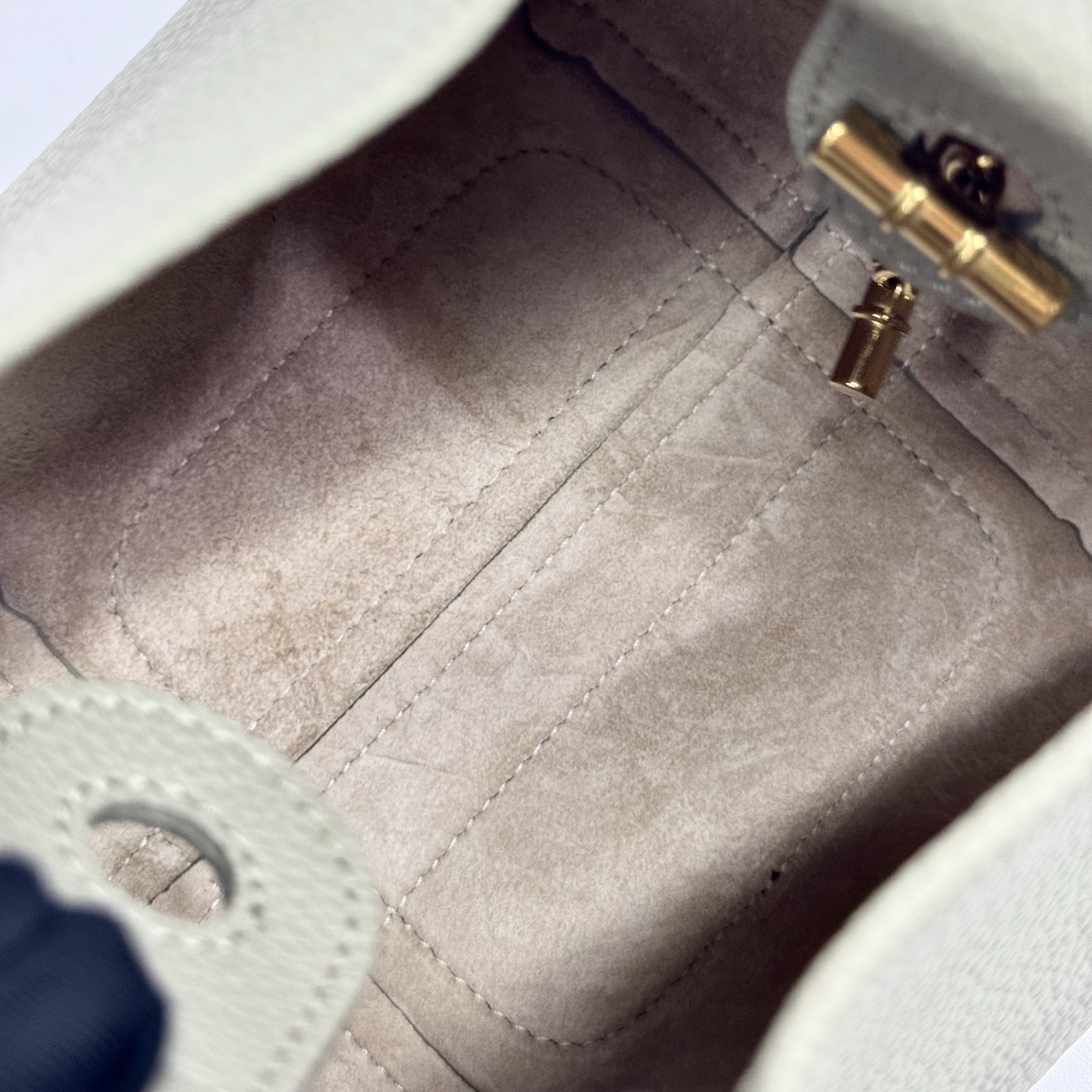 Loro Piana Micro Bale bag Grained Calfskin Dark Lichen Green | Loro Piana