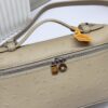 Loro Piano Extra Pocket L19 Ostrich Leather bag beige