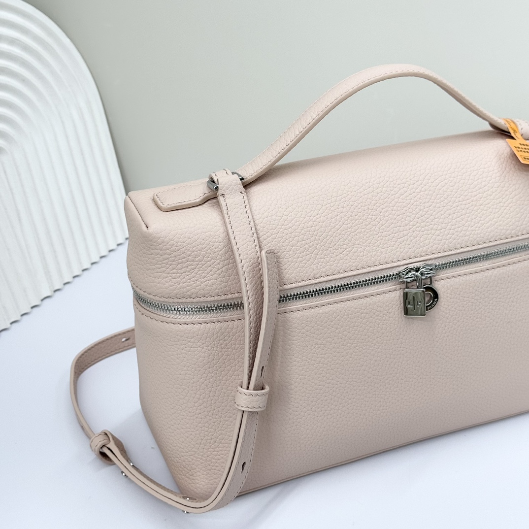Loro Piana Leather L19 Extra Pocket - pink Crossbody