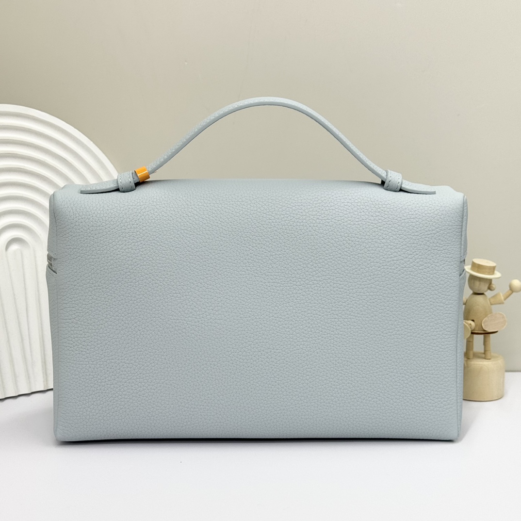 Loro Piana  neo pouch leather crossbody bag blue