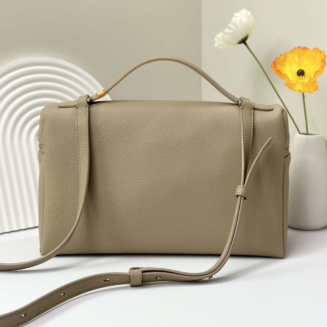 Loro Piana Leather crossbody bag Loro Piana Brown in Leather -