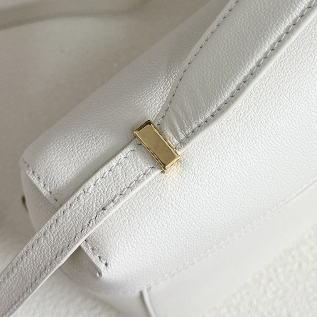 Loro Piana Extra Bag L27 Calfskin Whisper White/Sun Gold | Loro Piana FR