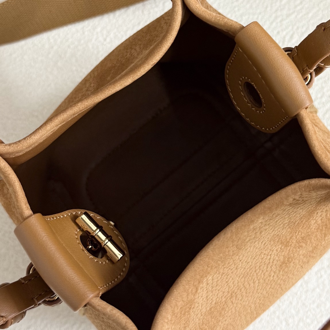 Loro Piana Bale Small leather tote bag in brown - Loro Piana |