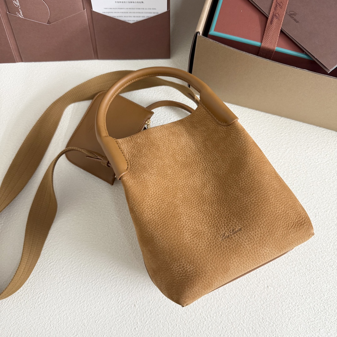 Loro Piana Small Bale Bag in Brown | Loro Piana04899