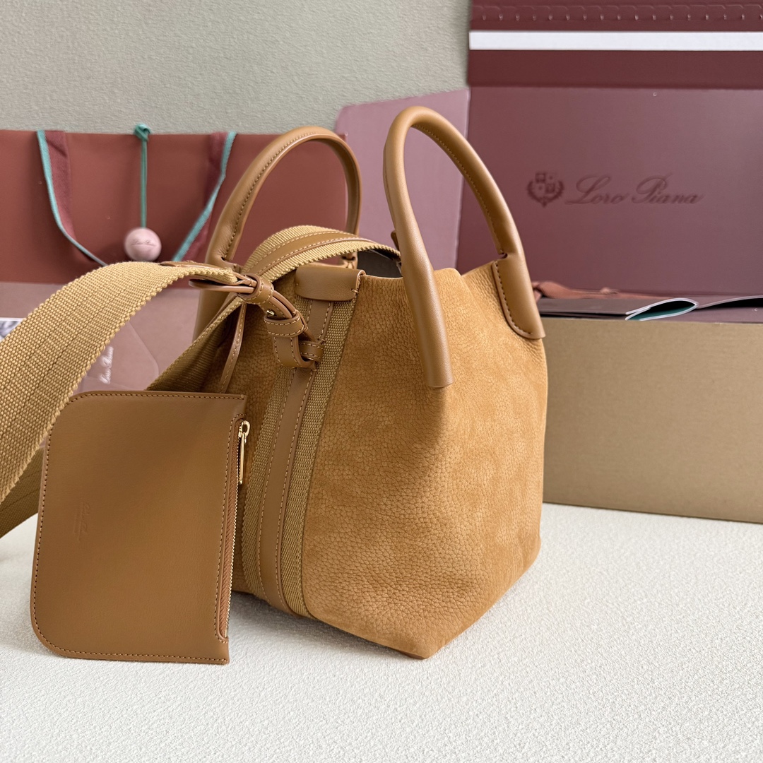 Loro Piana Small Bale Bag in Brown | Loro Piana04899