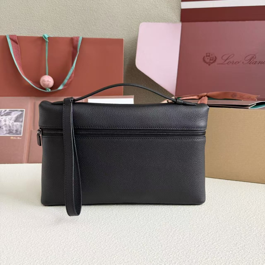 Loro Piana – Full-Grain Leather Pouch Loro Piana Loro Piana04919
