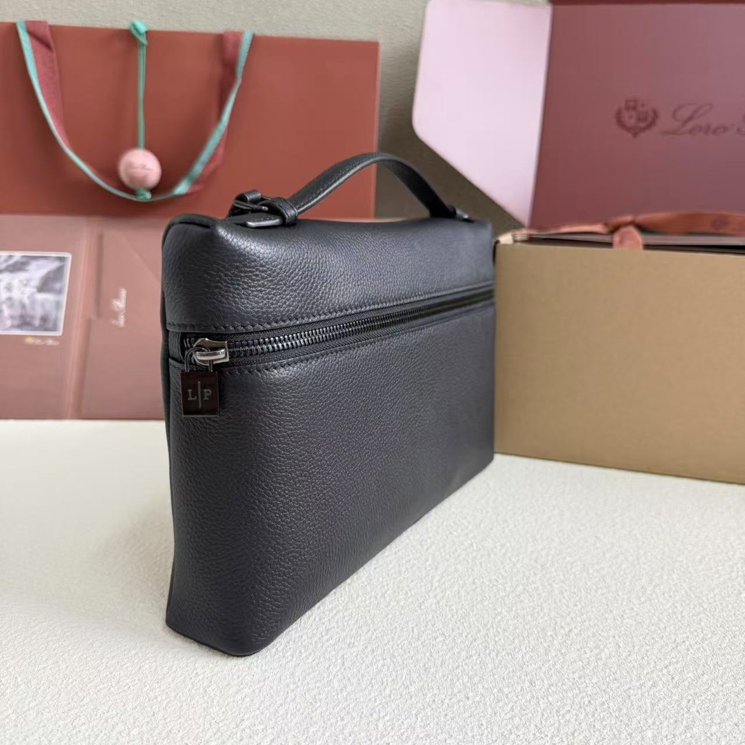 Loro Piana - Full-Grain Leather Pouch Loro Piana Loro Piana04919