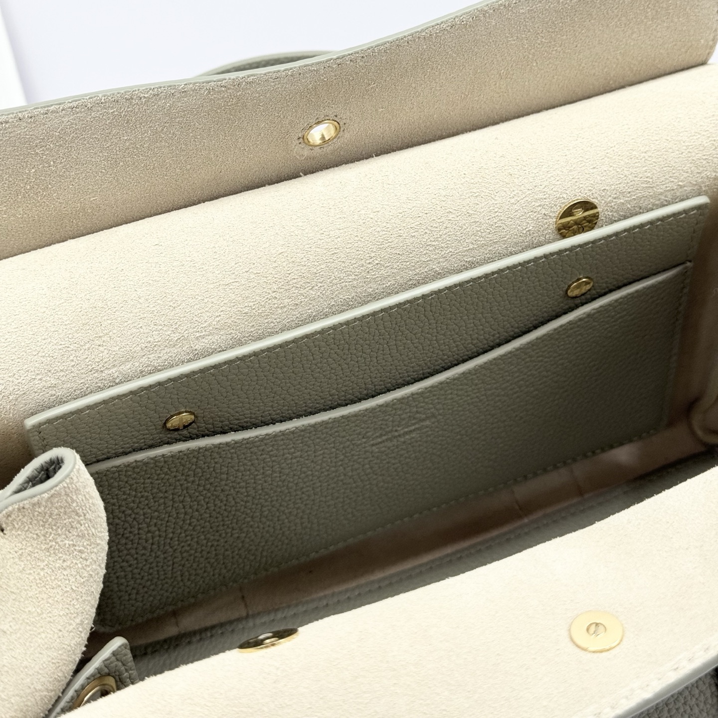 Loro Piana Loom bag L25 Calfskin Dried Taragon/Sun Gold | Loro Piana