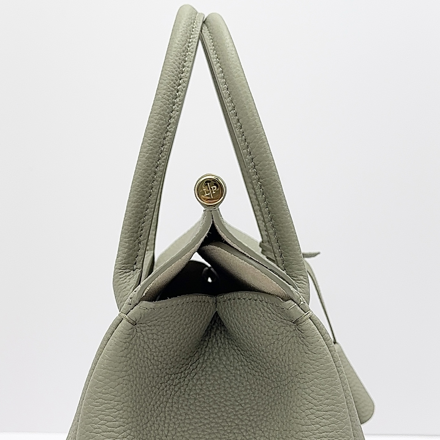 Loro Piana Loom bag L25 Calfskin Dried Taragon/Sun Gold | Loro Piana