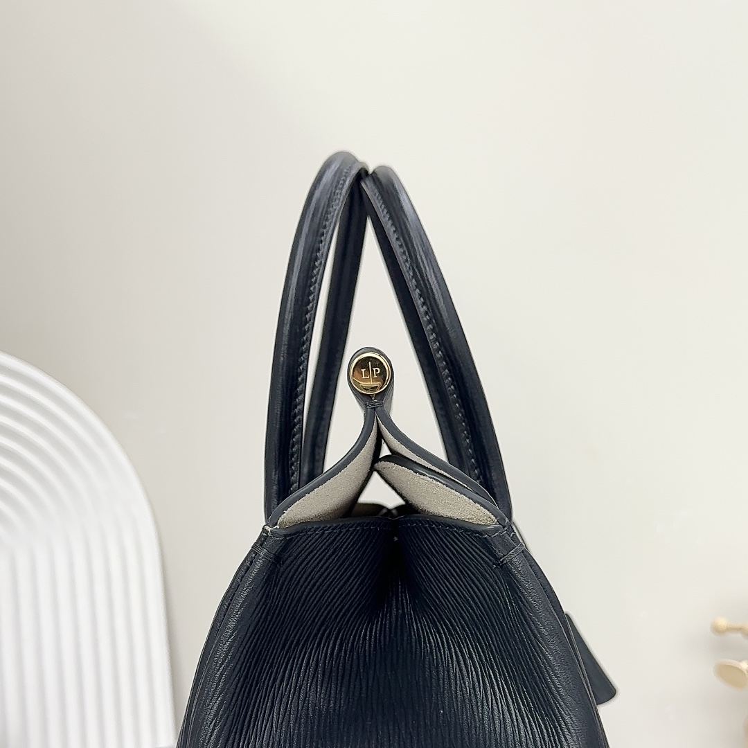 Loro Piana black Loom L25 Tote Bag in Leather For Women