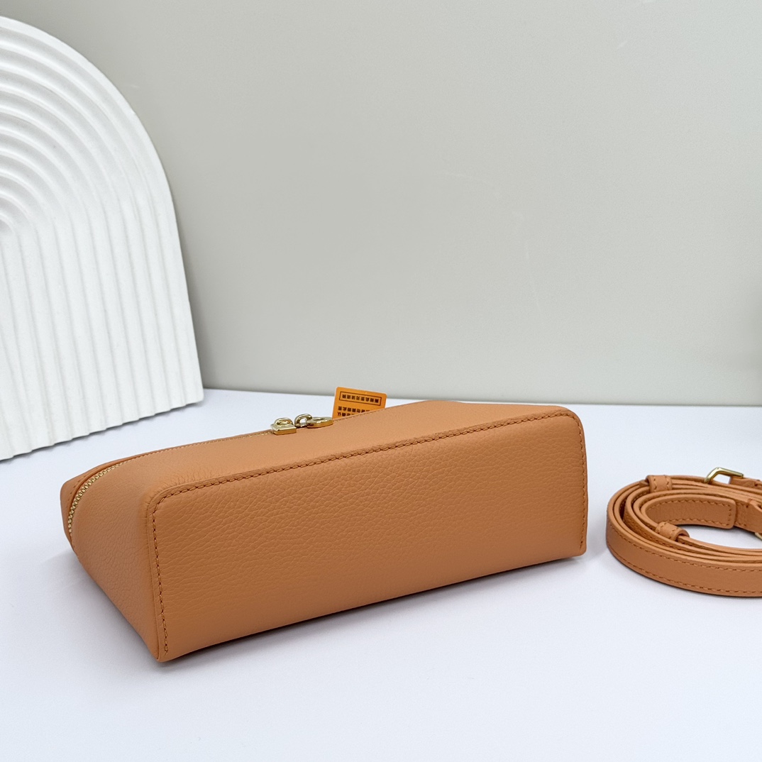 Sac Bandoulière Loro Piana Cuir Orange - Extra Pocket