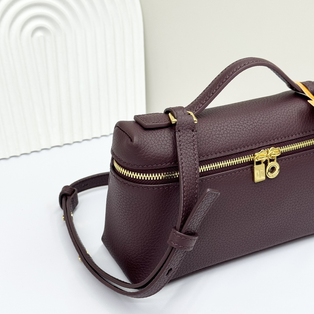 Brown Loro Piana Extra Pocket Bag Loro Piana 27 Extra Bag Loro Piana Burgundy iW Satchel