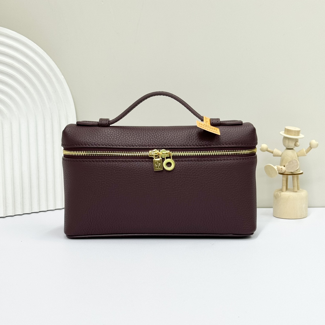 Brown Loro Piana Extra Pocket Bag Loro Piana 27 Extra Bag Loro Piana Burgundy iW Satchel