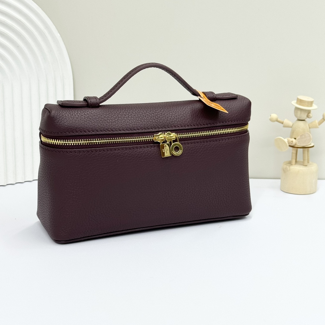 Brown Loro Piana Extra Pocket Bag Loro Piana 27 Extra Bag Loro Piana Burgundy iW Satchel