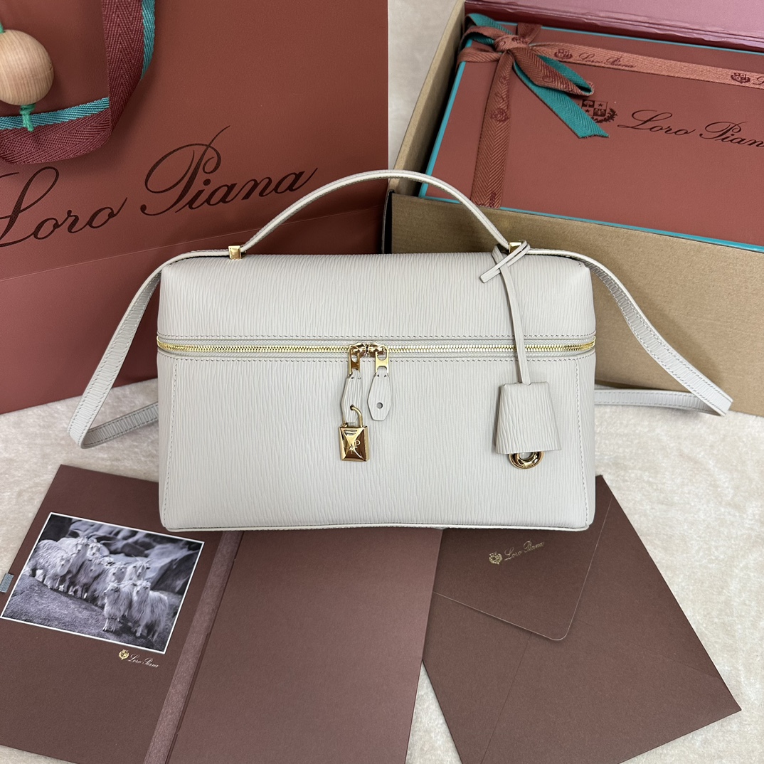 Jual Loro Piana L27 Pochette Extra Pocket Texture Zibeline