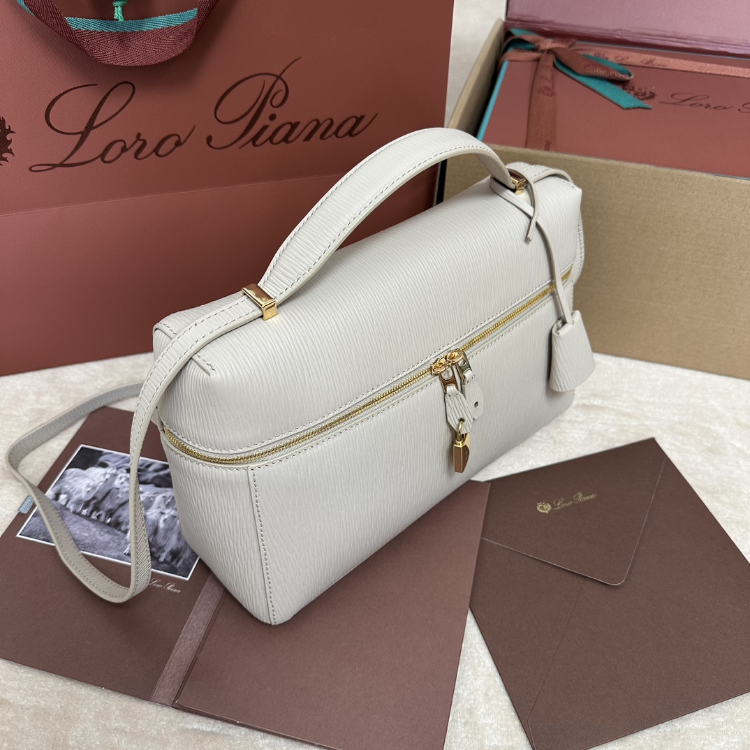 Jual Loro Piana L27 Pochette Extra Pocket Texture Zibeline