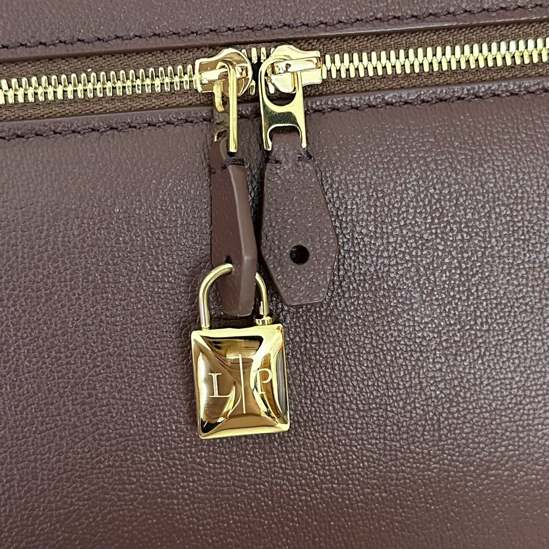 Loro Piana L27 Pochette Extra Pocket Calfskin Smoked