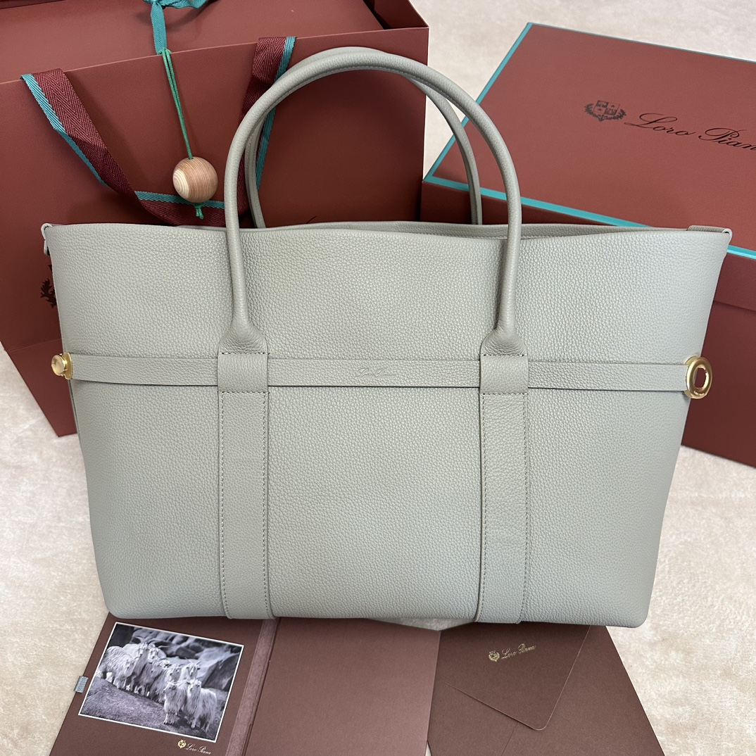 Loro Piana Ghiera Shoer Leather Crossbody Women’s