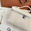 Loro Piana Extra Pocket 19 Snakeskin-print Crossbody ...