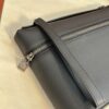 LORO PIANA Grained Calfskin Extra Pocket Pouch L29 black