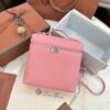 Loro Piana Extra Pocket L23.5 leather backpack pink Loro Piana