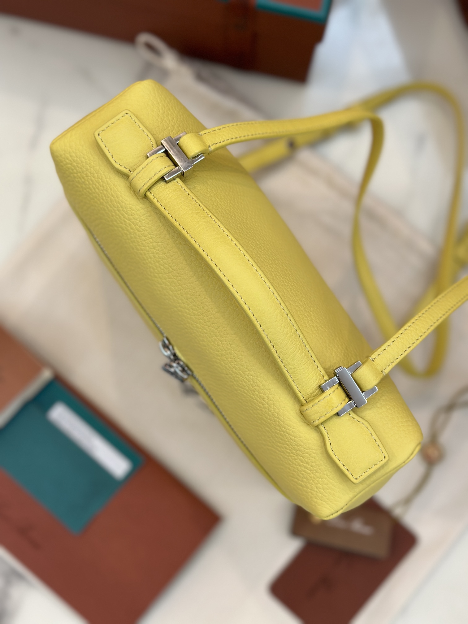 Loro Piana Extra Pocket L23.5 leather yellow Loro Piana