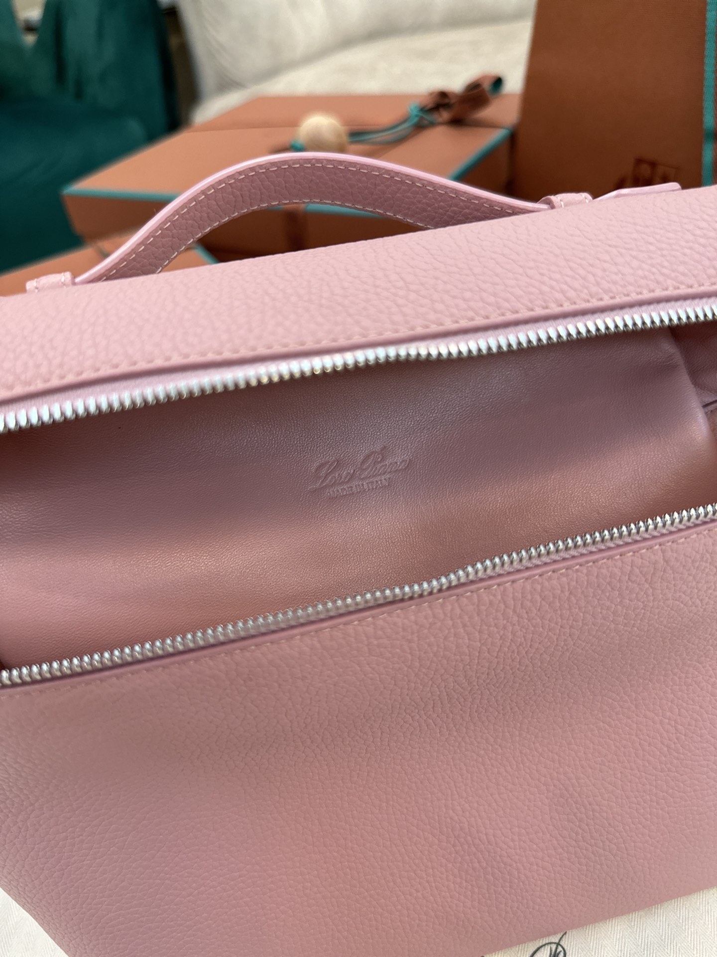 eBay Loro Piana Extra Pocket Backpack bag pink