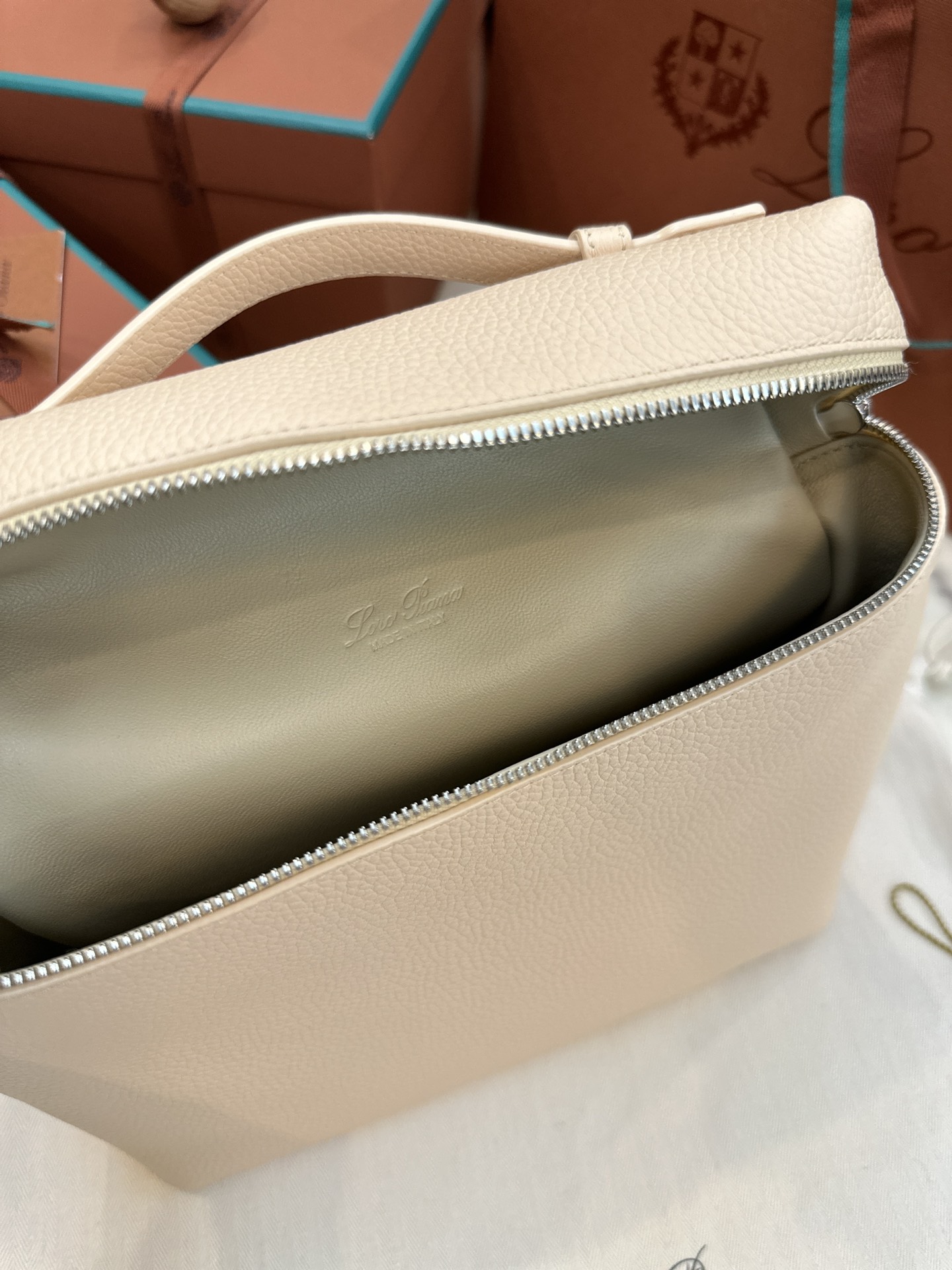 eBay Loro Piana Extra Pocket Backpack bag pink