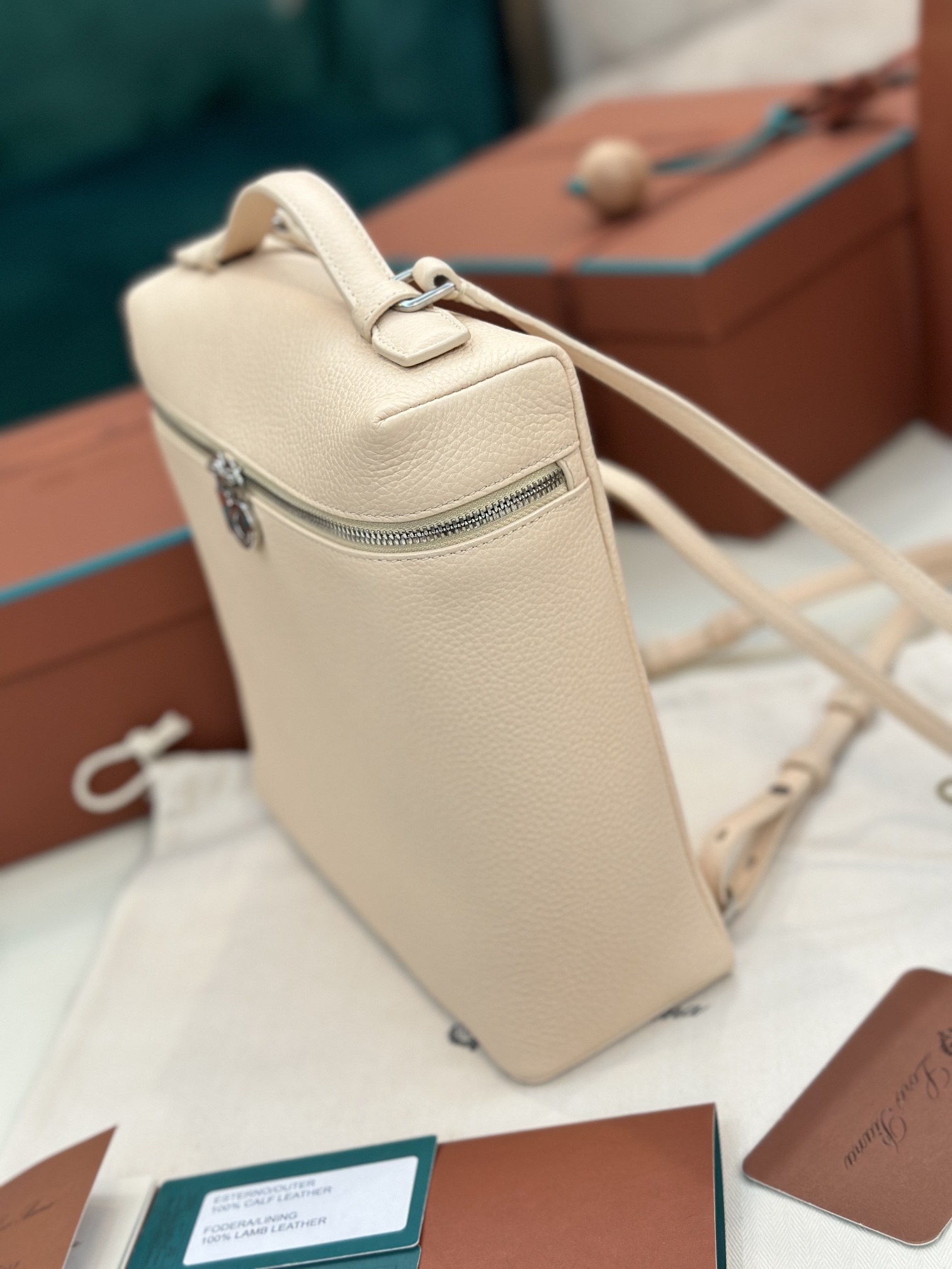 eBay Loro Piana Extra Pocket Backpack bag pink