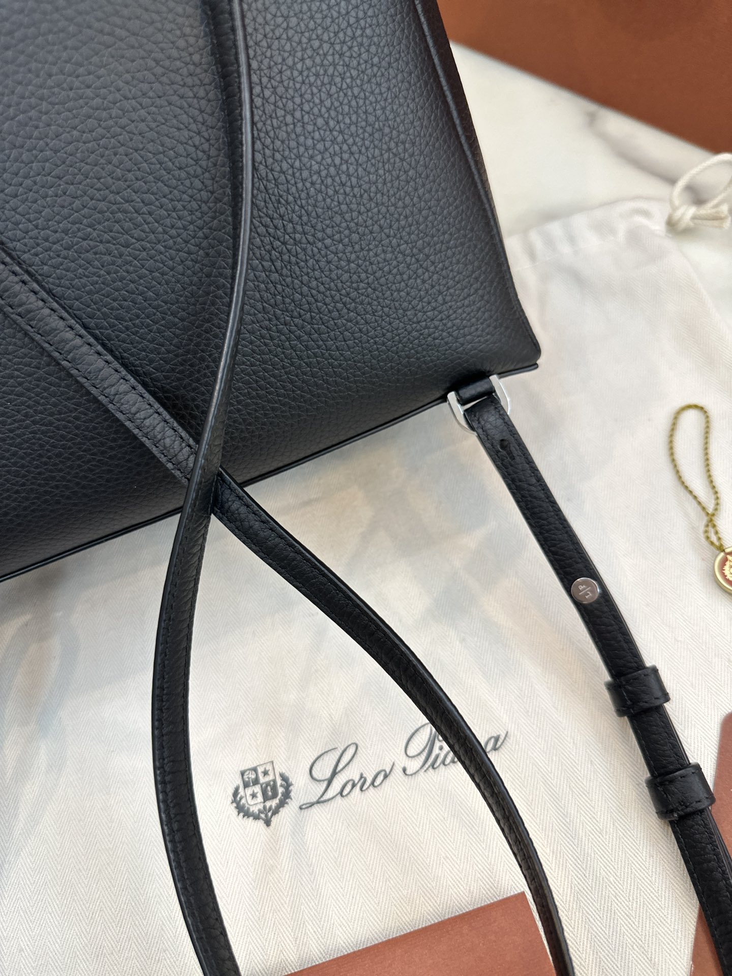 eBay Loro Piana Extra Pocket Backpack bag black