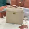 Loro Piana Extra Pocket Backpack bag brown gray