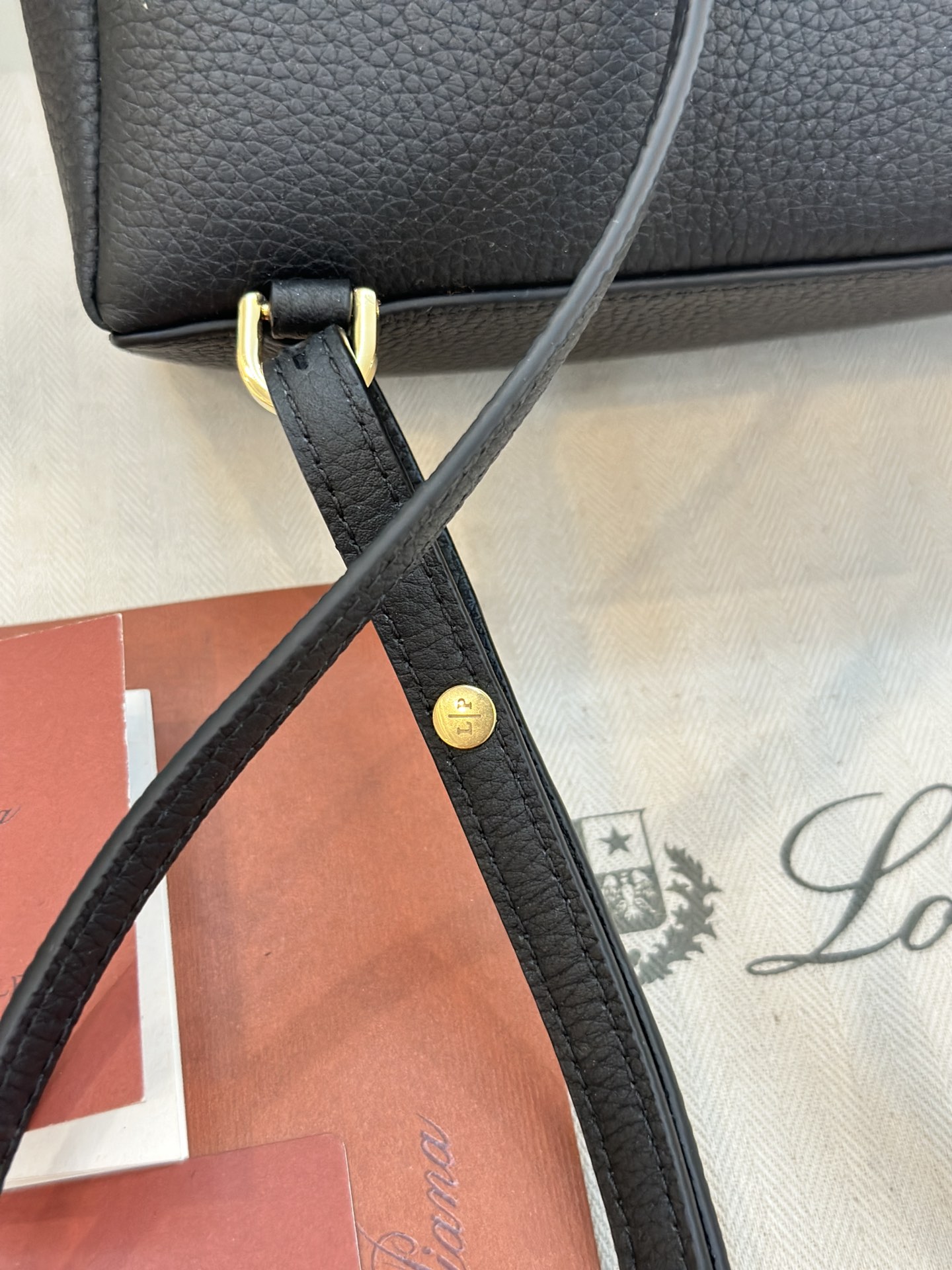 eBay Loro Piana Extra Pocket Backpack bag black
