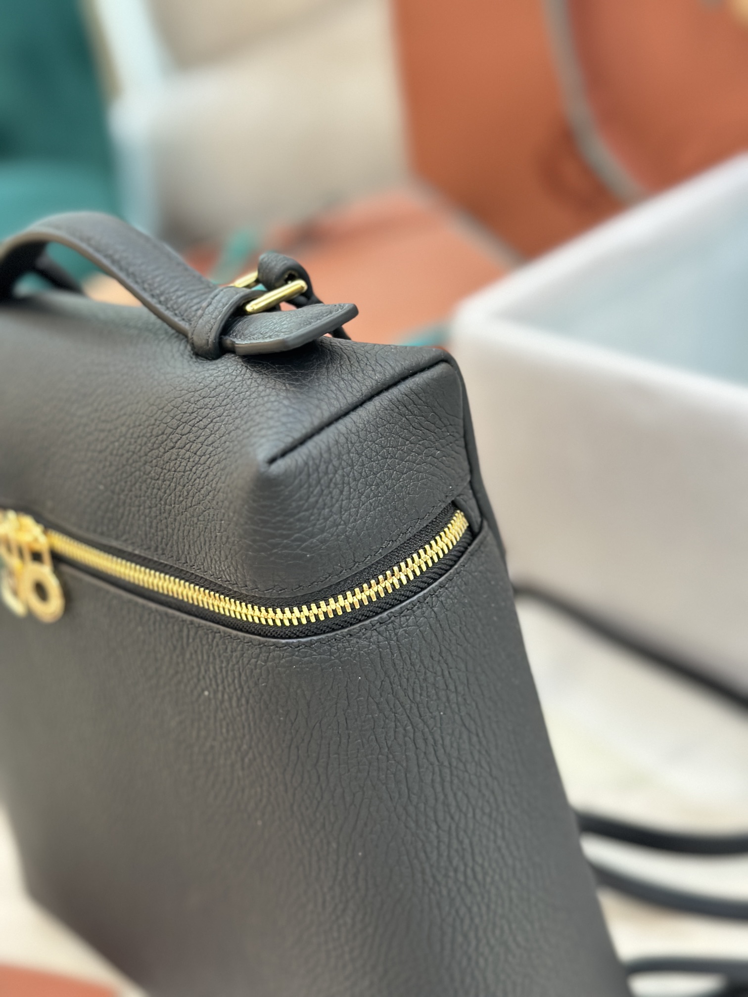 eBay Loro Piana Extra Pocket Backpack bag black
