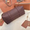 Loro Piana Ghiera Shopper Large Calfskin Azuki Beans/Sun Gold | Loro