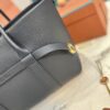 Loro Piana Ghiera Shopper Small Calfskin Blue Navy/Sun Gold | Loro Piana