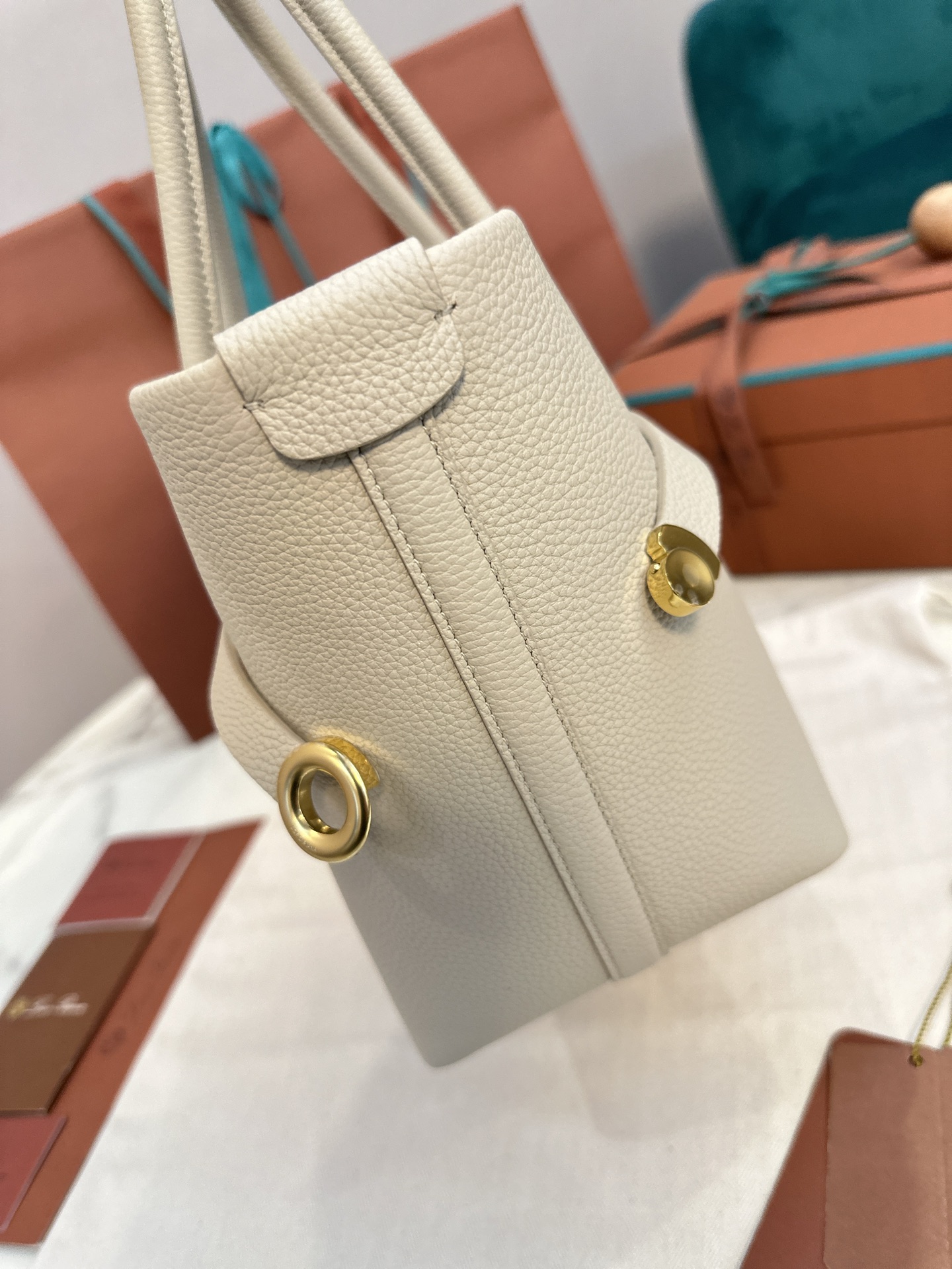 Loro Piana Ghiera calfskin-leather Shopper Bag | Neutrals |