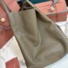 Loro Piana Extra Large Bale Hobo bag Calfskin Warm Mastic/Onyx