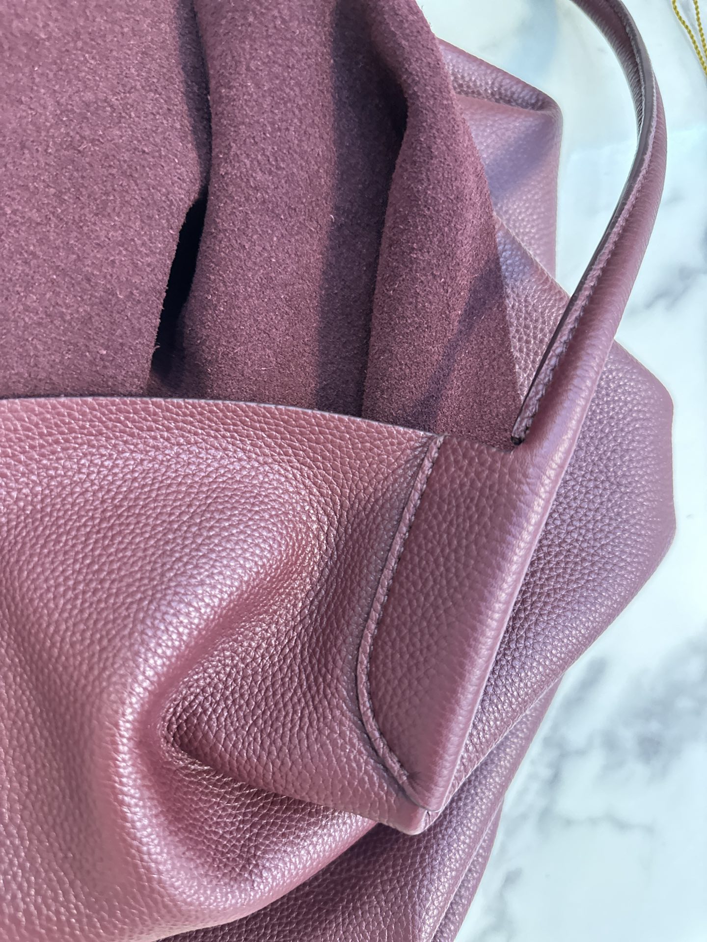 Loro Piana Man Leather Goods Bale bag red| Loro Piana