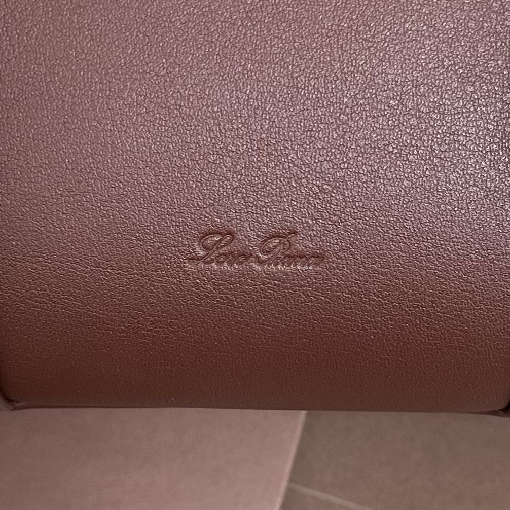 Loro Piana Anniversary Bag Charms Calfskin Deep Kummel/Jewel