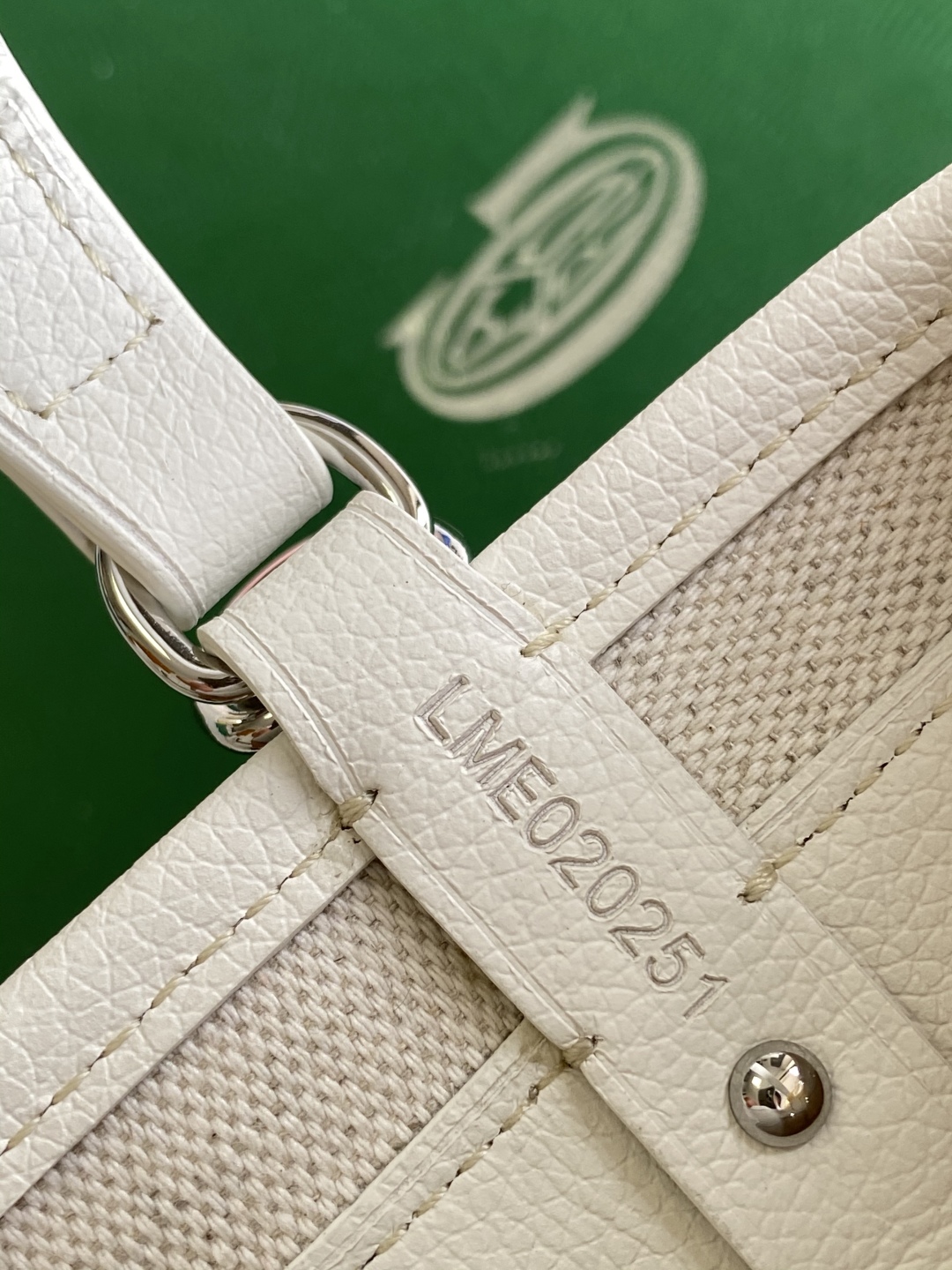 Goyard Petite Flot Bucket Bag white Tan 139758379