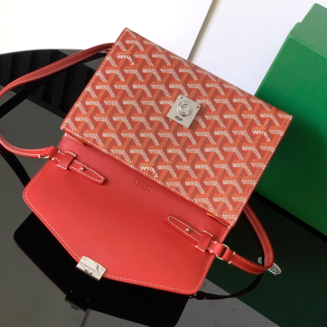 Goyard Goyardine Chypre 2024 w/ Tags - red Crossbody Bags, Handbags -