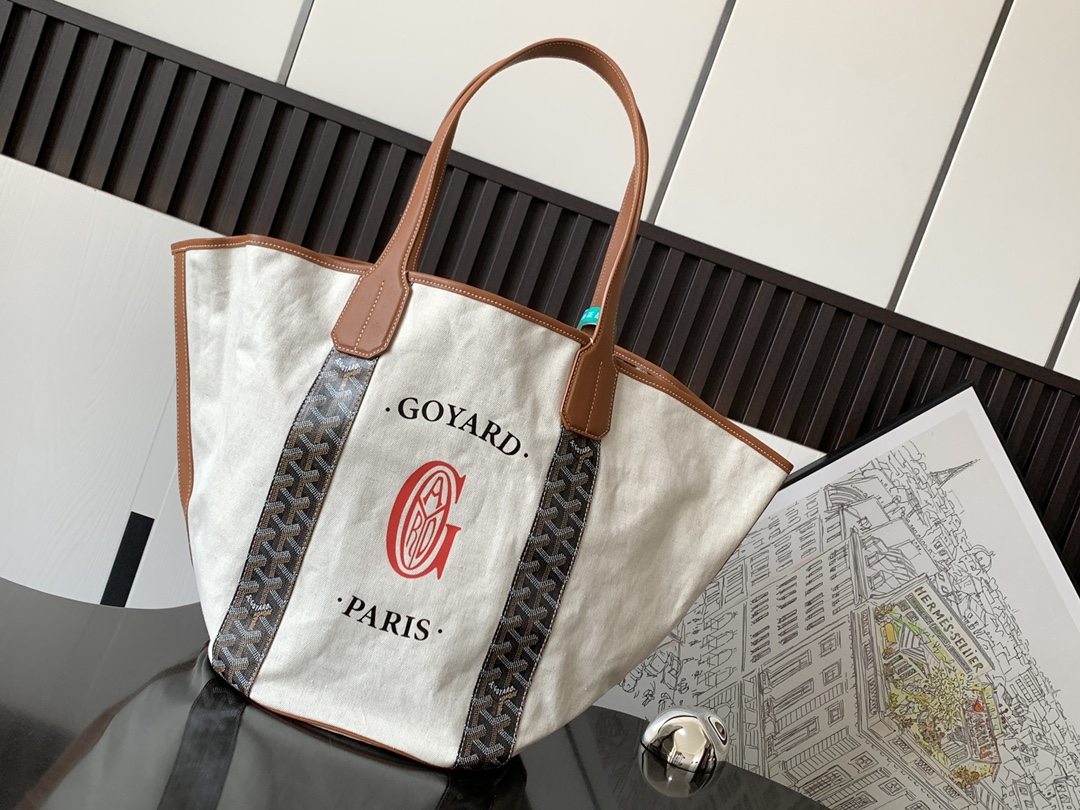 Goyard Goyardine Belharra Reversible Tote – Blue Totes,