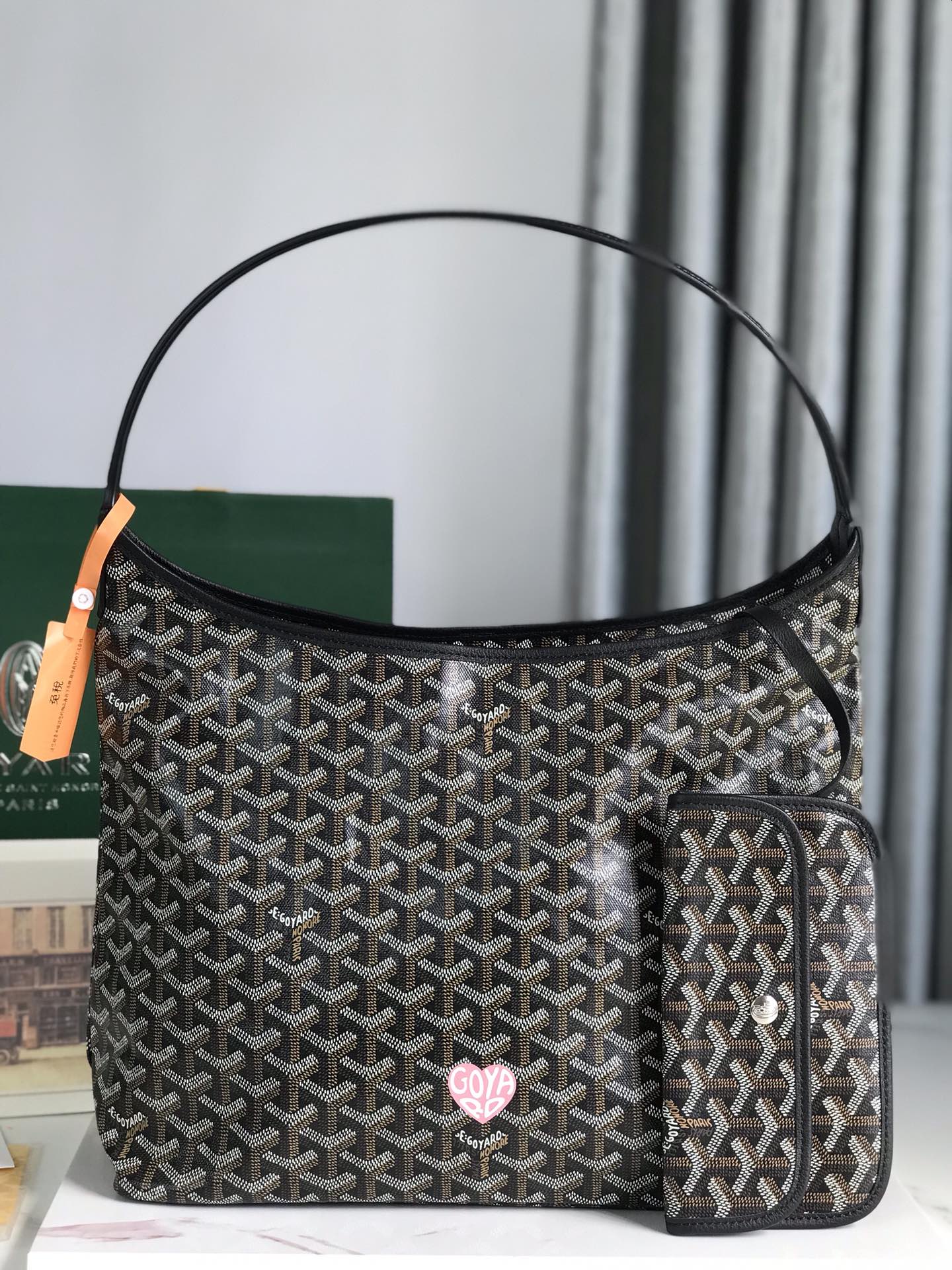 Goyard Bohème Hobo Bag Black Women’s Tote Bag Black