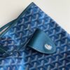 Goyard Pearly Blue Goyardine Canvas And Chevroches