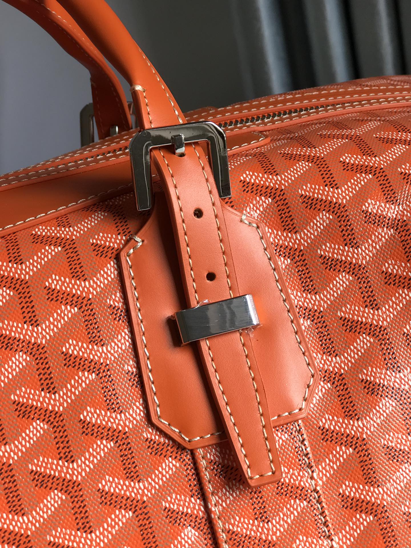 Goyard Sac Boeing 55 Duffle Handbag in Goyard orange