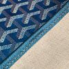 Goyard Pearly Blue Goyardine Canvas And Chevroches