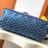 Goyard Pearly Blue Goyardine Canvas And Chevroches