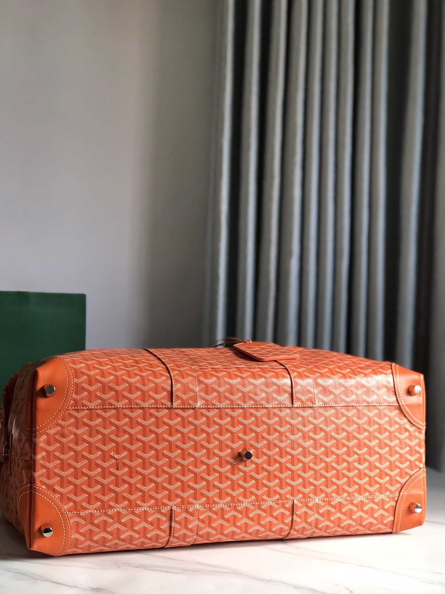 Goyard Sac Boeing 55 Duffle Handbag in Goyard orange